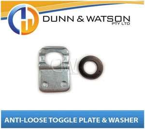 Anti Luce / Rattle Fastener (Caravan, Horse Float, Camper Trailer) Toggle Plate - Bild 1 von 1