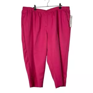 Allison Daley Hot Pink Pull On Capri Pants 22W - Picture 1 of 3