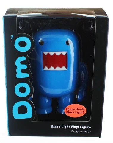 Domo Black Light Blue 4" Vinyl Figure Cover