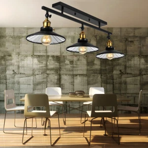 Vintage 3 Lights Semi Flush Mount Light Chandelier Fixture for Home Kitchen - Picture 1 of 14