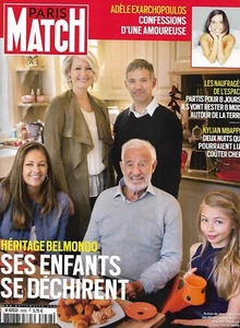 PARIS MATCH n°3938 24/10/2024 Héritage Belmondo/ Exarchopoulos/ Mbappé/ Miss Fr - Imagen 1 de 10