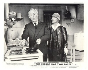 The Mirror has Two Faces Original Lobby Card Michele Morgan Bourvil 1958