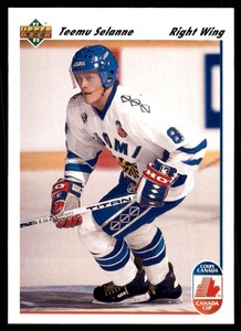 1991-92 Upper Deck Teemu Selanne RC Finland #21