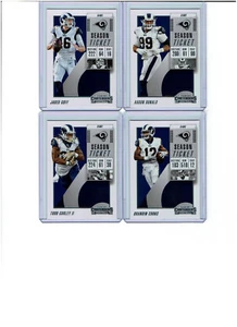 2018 Contenders Football Los Angeles Rams Jared Goff / Gurley / Donald / Cooks - Bild 1 von 1