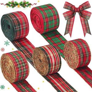 5 Bobine Pacchi Regalo Scozzesi Misti Nastri Fiocchi Professionale 2Mt - Imagen 1 de 5