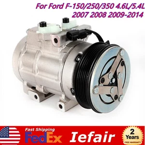 A/C Air Conditioner Compressor+Clutch For Ford F150 F250 F350 F450 F550,Lincoln - Picture 1 of 17