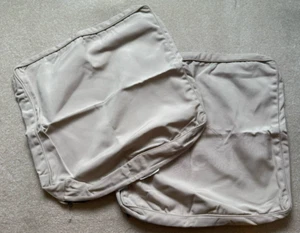 Hampton Bay Sunbrella Beige Patio Lounge Chair Slipcover Set 8067-20574700 - Picture 1 of 6