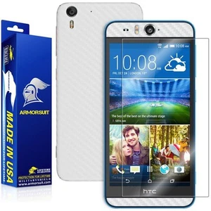 ArmorSuit MilitaryShield HTC Desire Eye Screen Protector + White Carbon Fiber - Picture 1 of 6