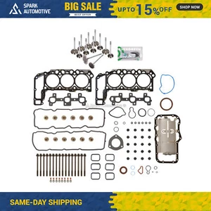 MLS Full Gasket Set Intake Exhaust Valves Fit 05-10 Dodge Chrysler Jeep 3.7 SOHC - Picture 1 of 12