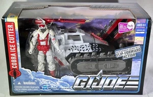 COBRA ICE CUTTER Vehicle & SNOW SERPENT OFFICER — 2010 GI Joe Pursuit POC 4 Inch - Picture 1 of 10