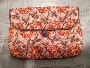 1980s Central Cottage Industries Cosmetics Silk ? Bag Clutch | Made in India - Picture 1 of 13