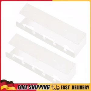 2Pcs Under Desk Cable Management Tray Cord Organizer for Home Office (White) - Photo 1/11