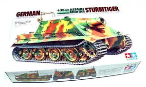 TAMIYA Military Model 1/35 German 38mm STURMTIGER Scale Hobby 35177 - Foto 1 di 1
