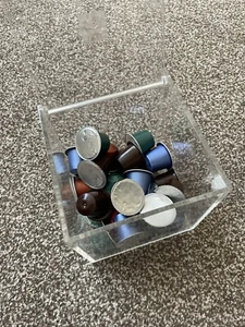 Nespresso Kaffeekapsel Ansicht Würfel Halter mit Pods SCHNELLER VERSAND KOSTENLOSER VERSAND - Bild 1 von 16