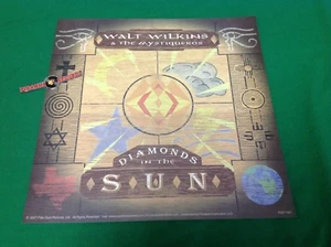 Walt Wilkins Mystiqueros Diamonds In The Sun Promo Poster Flat 12"x12" Piranha - Picture 1 of 1
