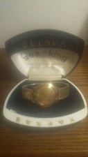 Vintage Bulova Sea King men's watch in original case nice watch