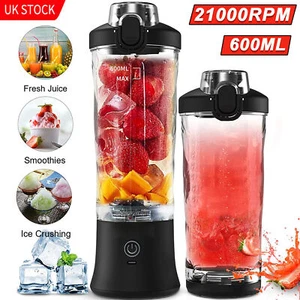 600ML Portable Blender Personal Blender for Shakes Smoothie Maker Fruit Juicer - Picture 1 of 12