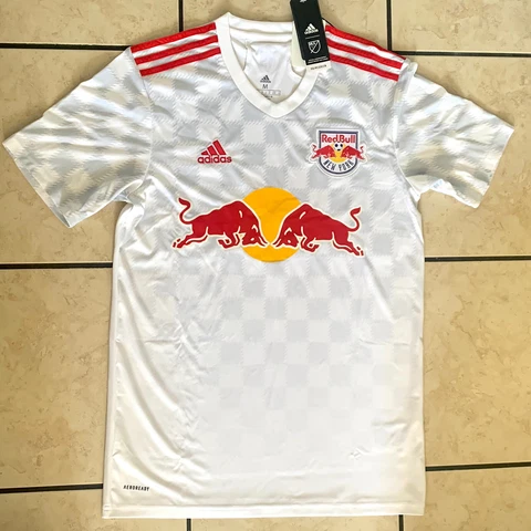 Men's Adidas AEROREADY New York Red Bulls 2018 MLS Soccer Football Shirt Size M Cover