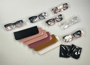 REAVEE Oprah Estilo Cuadrado Gran Tamaño +0.00 Gafas - Paquete de 6 - Anti-Luz Azul - Imagen 1 de 14