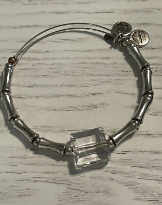 Brazalete PULSERA PLATA RARO ALEX y ANI CUADRADO CRISTAL SWAROVSKI Cuentas Foto 1 de 3