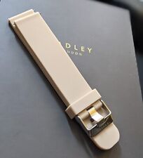 Radley 20mm series 5/6/7 quick release nude silicon strap  silver buckle 