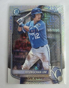 2025 Bowman - Chrome Hyungchan Um #BCP-119 1st Mega Mojo Refractor - Picture 1 of 2