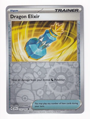 Dragon Elixir 172/191 Surging Sparks 2024 Reverse Holo Pokemon Card Near Mint NM - Image 1 of 2