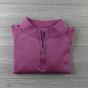 Holderness & Bourne 1/4 Zip Pullover Sweatshirt Mens Large Alotian Golf Club - Picture 1 of 9