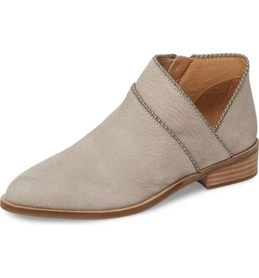 Lucky Brand Perrma Chinchilla Curved Topline Pinpoint Studed Moto Edge Bootie - Image 1 of 4