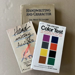 Vintage Pop Psychology Lot – Handwriting & Color Test Books (3) - Picture 1 of 24