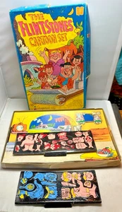 Feuersteine Colorforms Cartoon Set Vintage 1972 Hanna Barbera - Bild 1 von 5