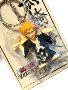 Figura blanqueadora llavero mascota Ichigo Kurosaki retro raro anime Japón m632 - Imagen 1 de 6