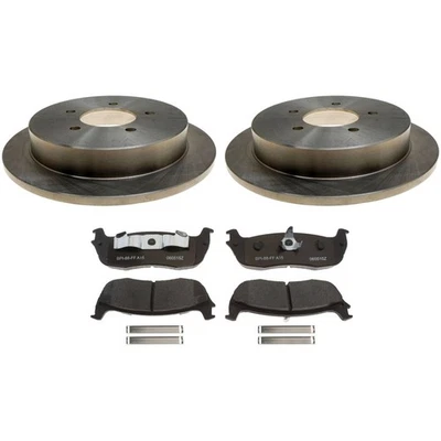 KIT-210513-293 Raybestos Juego de 2 Ruedas Disco de Freno y Kits de Pastillas Traseras para Camión F150 Foto 1 de 4