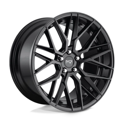 Juego de 4 ruedas 19x8,5 M190 nicho gamma negro mate 5x108 (40 mm) Foto 1 de 4