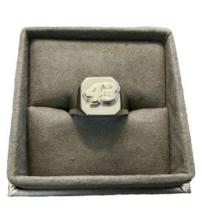 New Sterling Silver Nascar # 43 Richard Petty "The King" Signet Ring - Bild 1 von 5
