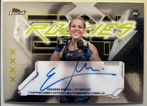 Eduarda Moura 2025 Topps Finest UFC Rookies Autograph RC On Card Auto FRA-EM - Picture 1 of 2