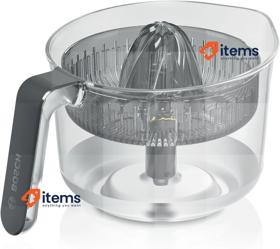 Bosch Zitruspresse Cítrico Exprimidor Acero Inoxidable Plástico Transparente / - Imagen 1 de 1