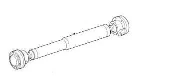 FRONT DRIVE SHAFT 2010-2016 LAND ROVER LR4 - Изображение 1 из 4