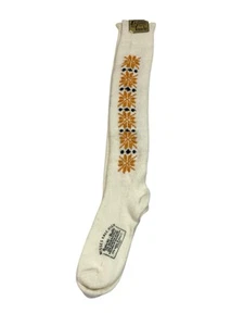 Vintage Socken Knie Hi Luxus Socken 70er Neu aus altem Lagerbestand 9-11 bunt Hi Bulk Orlon Acryl - Bild 1 von 5