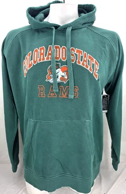NUEVO Colorado State CSU Rams The Yard Bordado Sudadera con Capucha Sudadera para Hombres L Foto 1 de 4
