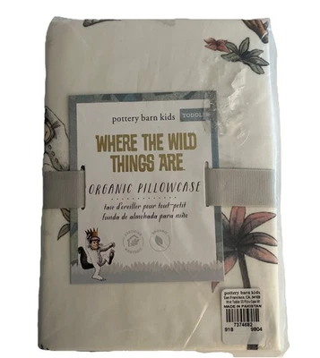 Pottery Barn TODDLER Pillowcase WHERE THE WILD THINGS ARE New - Image 1 of 4