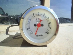 2 1/16 TACHOMETER WHITE - Picture 1 of 1