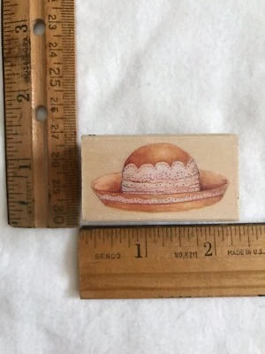 Rubber Stamp Vintage Ladies' Hat by All Night Media NEW - Image 1 of 3
