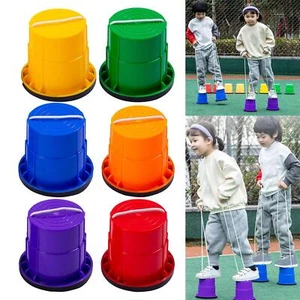 2 Pieces Balancing Stilts Outdoor Sports Toy Walking Stilts Jumping Stilts Toy - Picture 1 of 42