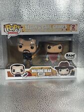 Negan And Carl Grimes BAM! Exclusive 2 Pack Funko Pop The Walking Dead AMC TWD