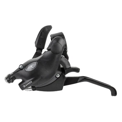 Sunlite 3x8 Speed Thumb Shifter Brake Levers V-Brake Right & Left w/Cables - Image 1 of 4