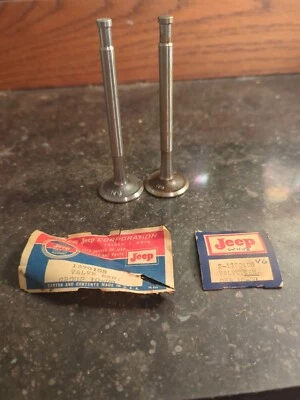 Lote de 2 válvulas de escape Buick 300 340 1965 1966 1967 V8 Skylark LeSabre 225 (J44) Foto 1 de 4