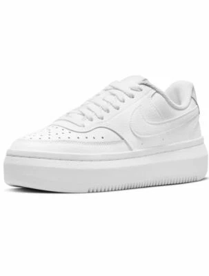 Nike W  COURT VISION ALTA LTR Bianco Platform modello air force zeppa 3 cm  - Immagine 1 di 2