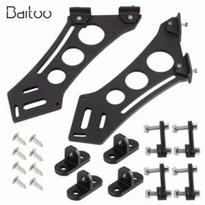 Rear Wing Trunk Stand Style Spoiler Mount Brackets 10" Universal Car CNC - Picture 1 of 11