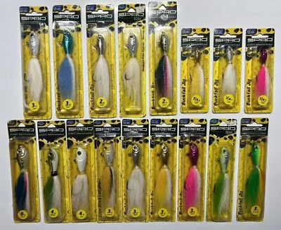 1 件 SPRO Bucktail 夹具重量从 3/4 到 6 盎司。 颜色/重量-精选 — 第 1/3 张图片